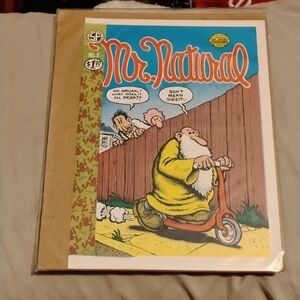 Vintage R Crumb Mr. Natural Comic Book No. 2 Rare Publisher Cover Proof